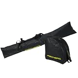 Fischer Skitasche Skisack Skihülle Skicase Eco Alpine - 175 cm Länge - Tasche für 1 Paar Ski mit 2 Stöcken - inkl. Skischuhtasche Ski Schuhtasche Alpine Eco Bootbag - für 1 Paar Sk