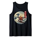 Klassischer Musiker Mozart Ukiyo-e Surfen Katakana Tank Top