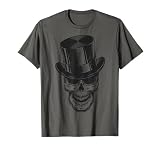 NXT-LVL.INK T-Shirt Totenkopf mit Zylinder Tattoo T-S