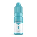 GoodBake Lebensmittelfarbe Karibikblau Pastell (11 ml) flüssig - farbintensiv, geschmacksneutral, vegan & zuckerfrei - Food Coloring für Tortendeko, Kuchenteig, Fondant, Kekse, Getränke, DIY