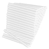 100 Stück Heißklebesticks 7 x 100 mm, Heißklebepistole Sticks Transparente Schnelltrocknend, Klebestifte Kompatibel mit Meisten Klebepistolen, Heißklebestift zum DIY und Reparieren, Klebestick