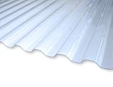 KAISER plastic® Wellplatte | Xtra Strong (PC) | glatt und klar | 76/18-1mm Stärke | 90 x 120 cm | Stück und SET (90 x 120 cm SET (5STÜCK))