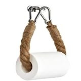 AYYSSM Retro Küche Hanf Seil Rollenpapier Zubehör Hängeseil Wandmontage Toilettenpapierhalter Rohr Badezimmer Dekor Rack Halter (Color : 4)