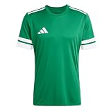 adidas Herren Squadra25 Jersey Short Sleeve Shirt, Team Green/White, L