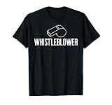 Whistleblower Whistle Halloween Kostüm Impeach Trump Meme T-S