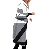 Ninedayx Hoodies für Damen, Winter, weich, extralang, Overknee-Sweatshirts, elegante Streifen, Farbverlaufsdruck, dicke Strickjacke, vielseitiges Oberteil mit Kordelzug, lässig, langärmelig,