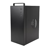 Gaming-Computer-PC-Gehäuse, Micro-ATX-ITX-Gaming-Computergehäuse mit 4 PCIE-USB-3.0-2.0-Anschlüssen, HDD-SSD-Unterstützung, Desktop-Computergehäuse, Micro-ATX-PC-G