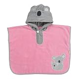 schlummersack kuschelig weicher Badeponcho mit Kapuze, Poncho für den Strand - Koala - für Mädchen von 1-3 J