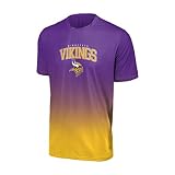 FOCO Minnesota Vikings NFL Gradient Mesh Jersey Short Sleeve Herren T-Shirt - L