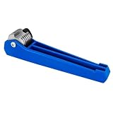 Kreuzschraffur-Hafttester – Farbfolien-Anreißnadel mit 2 mm Klingen, 6 Zähnen, Kreuzschnitt-Tester-Set, Kunststoff-Verpackungsbox für Laborgeb