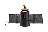 Steinbach Solarfilteranlage FXS38 – 040603 – Pumpenleistung 4.500 l/h – Für Pools mit bis zu 19.000 l – Mit einem inkludierten faltbaren 80 Watt PV Panel – Inkl. 256 g Filter B
