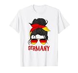 Deutschland für Mädchen Deutsche Flagge für Frauen Deutschland T-S