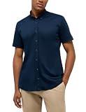 ETERNA Herren Jerseyhemd Slim FIT 1/2 dunkelblau 40_H_1/2