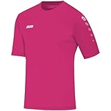 JAKO Unisex Kinder Trikot Team, Kurzarm, deep pink, 128
