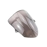 TNTVLMVUZ Spoiler Luftabweiser Windschutzscheibe Windschutz Für Für Ninja Für ZX6R 2009-2015 Für ZX Für 6R 636 Für ZX Für 10R 2008-2010 Windschutzscheibe Windschutz Scheibe(Smoke)