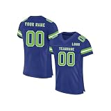 T-Shirt Personalisiert T-Shirt Selbst Gestalten Trikot mit Namen T-Shirt Selbst Gestalten Baseball Trikot Fußballtrikot Trikot Deutschland Football Kostüm Herren Footb