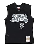 Mitchell & Ness NBA Philadelphia 76ers Allen Iverson Trikot Herren schwarz/grau, XL