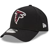 New Era Atlanta Falcons NFL Evergreen Schwarz Verstellbare 9Forty A-Frame Cap - One-S
