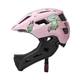 Ronyme Kinder Fahrradhelm Integralhelm Leichtes Zubehör mit Rücklicht Fahrradhelm Zubehör für Mädchen Jungen Rollschuhlaufen, R