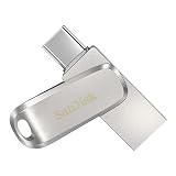 SanDisk Ultra Dual Drive Luxe USB Type-C-Laufwerk Smartphone Speicher 1 TB (Mobiler Speicher, USB 3.2 Gen 1, drehbares Design, 400 MB/s Lesen, USB Laufwerk, automatisches Backup)