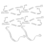 Ipetboom 10 Stück Teiliges Transparente Schuhhalter für Sandalen Stapelbare Schuhstützen zur Schuhpräsentation Formstabiler und Bruchfester Schuhdisplayständer für Damen fü