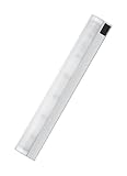 Osram LED-Unterbauleuchte, SlimShape, silber, Bewegungssensor, Direktanschluss mit 3m Netzkabel, 8 Watt, Warmweiß-3000