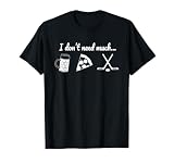 Bier Pizza Eishockey T-S