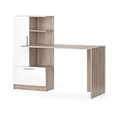 Vicco Schreibtisch Tomy, Sonoma/Weiß, 150 x 59