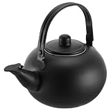 TOMETURE Wasserkocher für Gasherd aus Edelstahl mit Langem Filtersieb Tragbarer Heizkessel für Zuhause Hitze und Kältebeständig zum Tee Kochen und Outdoor E