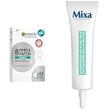 SOS Anti-Pickel Set für schnelle Linderung: Garnier Pimple Patches für unsichtbare Abdeckung & sichtbare Milderung in 8 Stunden und Mixa Anti-Pickel-Paste für gezielte Unreinheitenmilderung