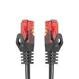 BIGtec 5m LAN Kabel Netzwerkkabel Patchkabel High Speed Ethernet schwarz kompatibel zu Cat 5 Cat 6 Cat 7 Cat 8 Switch Router Modem Patchp