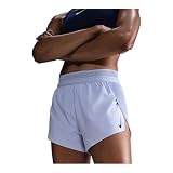 Nike Aeroswift Dri-Fit ADV Laufshorts Mit Mittelhohem Bund Und Innenslip Für Damen (Ca. 7,5 cm), Ghost/Blue Void, FN2328-057, M