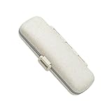 FRCOLOR Kasten Tablet-Organizer tragbare pillendose travel pill box tabletten dosierer Thickened pill case medikamentenkiste Behälter Halter Veranstalter Mini-Medizin-Organizer Beig