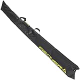 Fischer Erwachsene (Unisex) Eco Alpine Skitasche, schwarz-gelb, 190