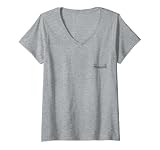 Damen DJ Pult Minimalismus T-Shirt mit V