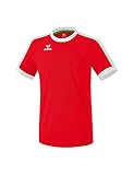 Erima Unisex Kinder Retro Star Trikot, Rot/Weiß, 140 EU