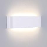 Lightess 16W Wandleuchte Innen Weiß LED Wandlampe Modern Up Down Licht Wandbeleuchtung Neutralweiß Flurlampe Wand Treppenhuas Beleuchtung IP44 für Wohnzimmer Schlafzimmer Flur usw