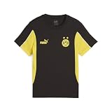 PUMA Jungen Borussia Dortmund ftblARCHIVE T-Shirt 152 Black Faster Yellow
