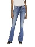 ONLY Damen Onlblush Life Mid Flared Dnm Tai467 Noos Jeans, Light Blue Denim, L / 30L EU