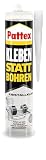 Pattex Kleben statt Bohren Kristallklar, Montagekleber für kristallklare Verklebungen, Baukleber für alle Materialien, Universalkleber für innen & außen, 290g