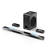 ULTIMEA 5.1.2ch Soundbar für TV Geräte mit Dolby Atmos, Heimkino Surround Soundsystem, Sound Bars mit Subwoofer für mitreißenden Kino Sound, HDMI/Opt Lautsprecher Soundb