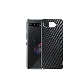 Vaxson 2 Stück Rückseite Schutzfolie, kompatibel mit ASUS ROG Phone 5, Schwarz Backcover Skin Cover [nicht Displayschutzfolie Hülle Case ]