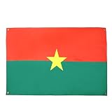AZ FLAG Burkina Faso Flagge, 150 x 90 cm, mit 4 Ösen, burkinabischer Pavillon, für Balkon oder W