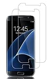 [2 Stück] Schutzglas kompatibel mit Samsung Galaxy S7 Panzer Schutz Glas Schutzfolie Verbundglas Displayglas Echt Hart Tempered Glass 9H Härte G
