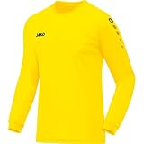 JAKO Herren Team (Langarm) Fußballtrikots, Anthrazit/Lime, 140 EU