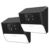 Cinnado Überwachungskamera Aussen Akku Solar - 2K Kabellose WLAN Kamera Überwachung Außen mit Installationsfreie Solarpanel, PIR Bewegungsmelder, Farbe Nachtsicht, kompatibel mit Alexa, S2 Set 2