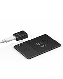 eufy SmartTrack-Karte E30 (Schwarz, 1er-Pack), Wiederaufladbar, Funktioniert mit Apple Wo ist? (nur iOS), Bluetooth-Tracker, Perfekt für Geldbeutel, Passetui und Laptop, Wasserabw
