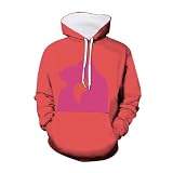 MEIMIYI Sweatshirt Herren Jugend Hip Hop Trend Pullover Herren Casual Persönlichkeit Langärmeliges Sweatshirt Herren 3D Digitales Drucken Kapuzenpullover Herren CC-12 XL
