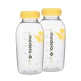 Medela Flaschen zur Aufbewahrung von Muttermilch | BPA-frei | Packung à 2 × 250