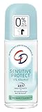 CD Deo Roll-On 'Sensitive Protect', 50 ml, sanftes Deodorant ohne Aluminiumsalze & ohne Alkohol, für empfindliche Haut geeignet, lang anhaltender Schutz für 48 h, veg